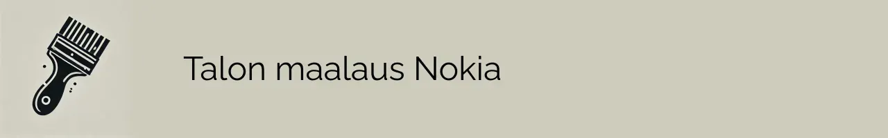 Talon maalaus Nokia